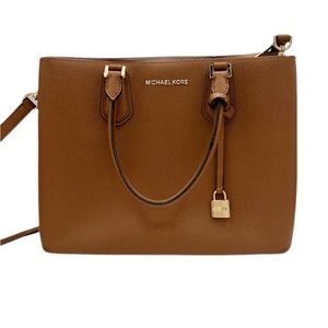 Michael Kors Mercer Tote Brown shoulder bag handbag.